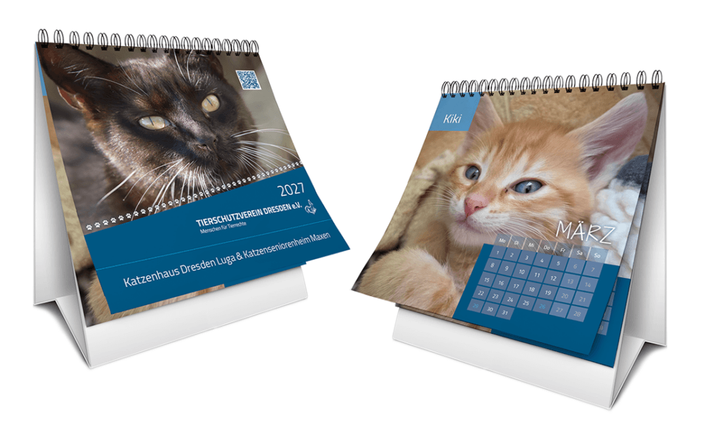 Vorschau Tischkalender Tierschutzverein 2027